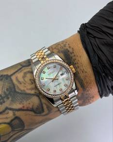 Custom Seiko Mod 31mm 2-Tone Silver Rose Gold