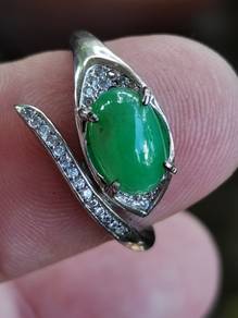 Ice Green Natural Burma Jadeite Jade
