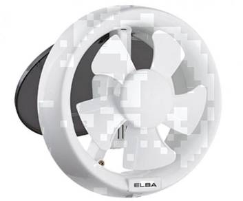 Elba 6" Glass Mounted Ventilation Fan EGVFE0615WH
