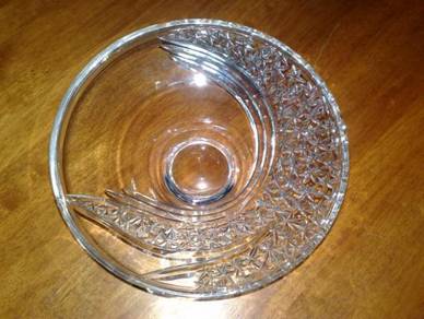 Mangkuk kristal crystal fruit bowl