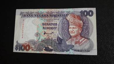 Malaysia 7th Series RM100 Ahmad Don TDLR AJ