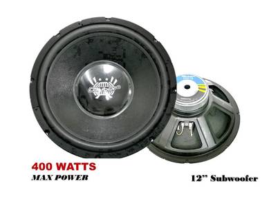 CALIBER 12'' SUBWOOFER Single voice coil 400 Watts