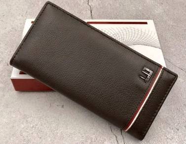 Dunhill Genuine Cow Leather Long Wallet For Men