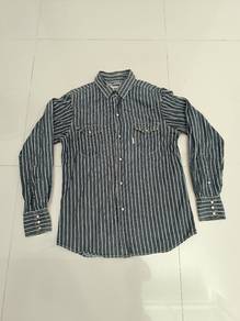 Vintage Rare OILCAKE Wabash Western Shirt Button