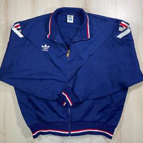 Adidas Trefoil Dark Blue Vintage Jacket #BH Used