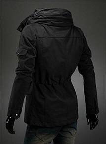 P6426 Black Military Pocket Hiking Tactical Jacket
