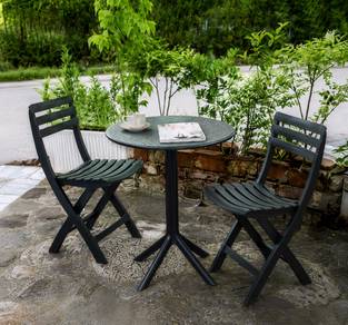 [CLEARANCE] 2 ft Outdoor Garden Table Set