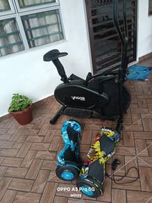2 hoverboard  1 fitness cycle