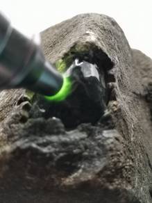 Ice Black Burma Jadeite Jade Rough Stone