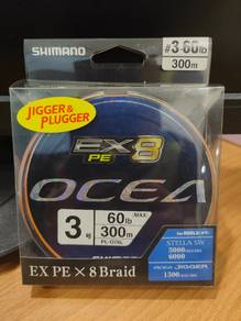 Shimano Ocea EX8 PE3 300M Braided line Daiwa SOM