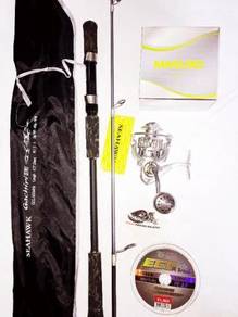 Maguro bright demon 2000 reel combo seahawk rod