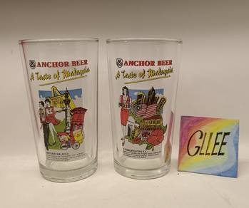 Vintage ANCHOR Beer Glass
