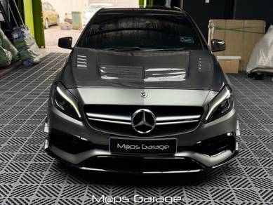 Mercedes W176 a250 a45 varis Carbon bonnet