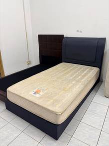 grey supersingle divan + tilam