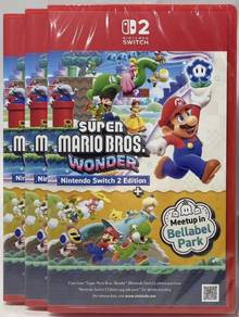 NEW Nintendo Switch 2 Game Super Mario Bros Wonder