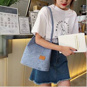 Canvas Shoulder Bag - Ready stock