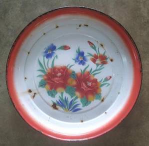 Vintage Enamel tray