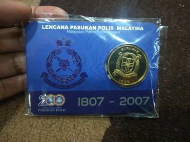 Malaysia Coin Medallion Police Sarawak 2007