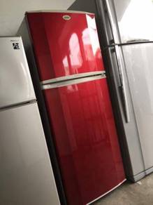 Fridge Peti Sejuk Merah Samsung Red Refrigerator