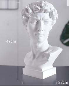 47cm David Greek Statue Patung Sculptures Figurine