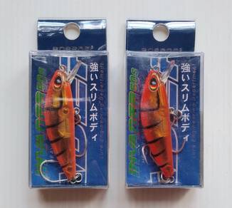 Bossna Invader 50S Black Orenji Fishing Lure