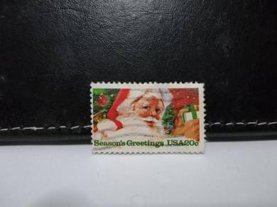 1983 USA Stamp Santa Claus Christmas Greeting