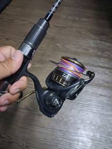 Set Combo Reel Daiwa BG Rod Expert Graphite Hammer