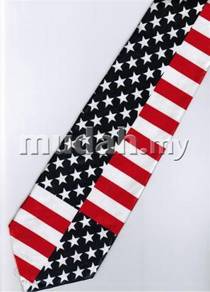 Patriotic American Flag Novelty Fancy Neck Tie 3