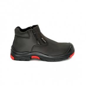 Shoe Black Hammer Mid Zip BH2882 Brown Metal Free