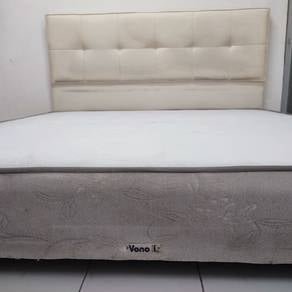 Katil King Vono Bedframe Cream Premium Luxury