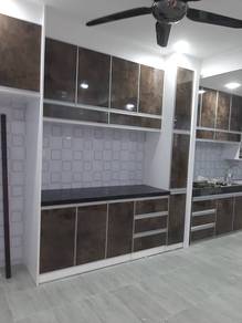 Kitchen cabinet tv cabinet fluted panel