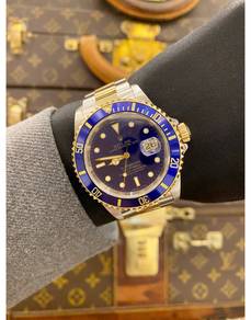 Rolex Submariner Date Half 18K 750 Yellow Gold