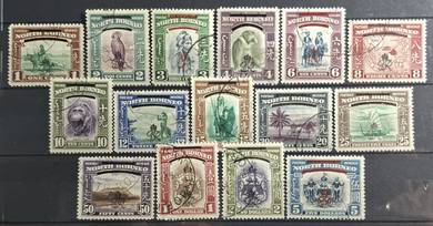FULL SET ( DECENT POSTMARK) USeD NORTH BORNEO