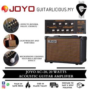JOYO AC20 Acoustic Amplifier, 20 Watts (20W/AC-20)