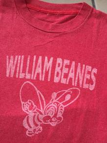 T-shirt William Beanes vintage 80s nike levis LVC