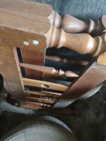 Wooden Bed Frame (Single) Kayu Rangka Katil