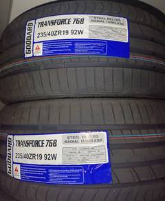 New tyre 235/40/19 Goddard Transforce 768 yr 2023