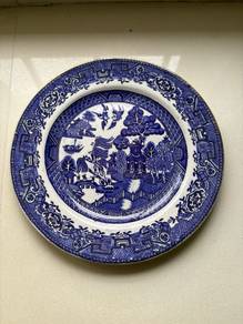 Vintage Blue Willow Plate – Made in England