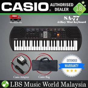 Casio SA-77 44 Key Portable Mini Keyboard Bag