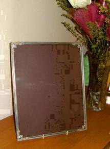 Vintage Metal Picture Frame -1970s