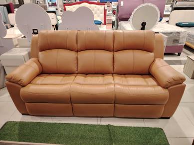 3S+2S+1R Cow Leather Sofa Set