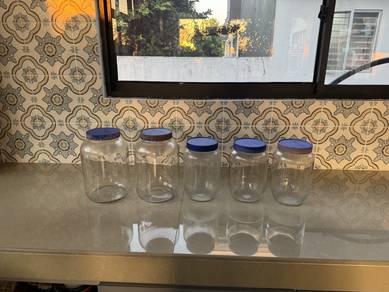 Horlicks glass jar