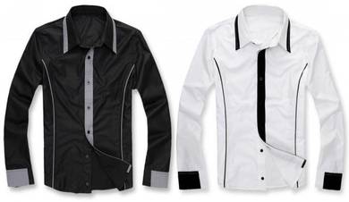 STYLISH BLACK FORMAL MAN LONG SLEEVE SHiRT 🔥
