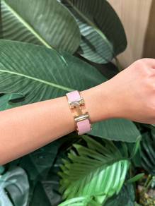 Hermes Clic Clac H Bracelet In Lavender Purple
