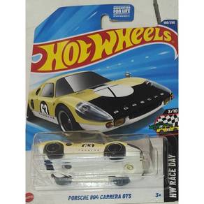 Hot Wheels Porsche 904 Carrera GTS White yellow