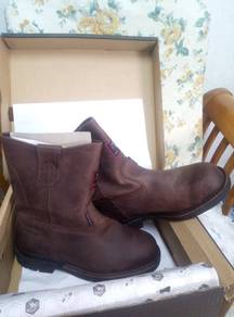 Safety boot black hammer saiz 8(brown)