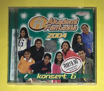 AF AKADEMI FANTASIA 2004 KONSERT 6 VCD VIDEO Cd