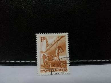 1963 Hungary Stamp Aircraft Airport Staff