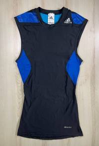 Adidas Techfit Black Sleeveless Compression #DR