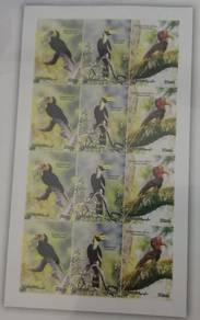 Mint Setenant Sheet Hornbill Malaysia 2025